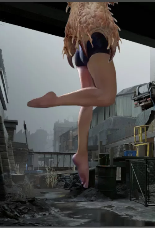 {image} Female combine training goes wrong - Art by myself Voreteca