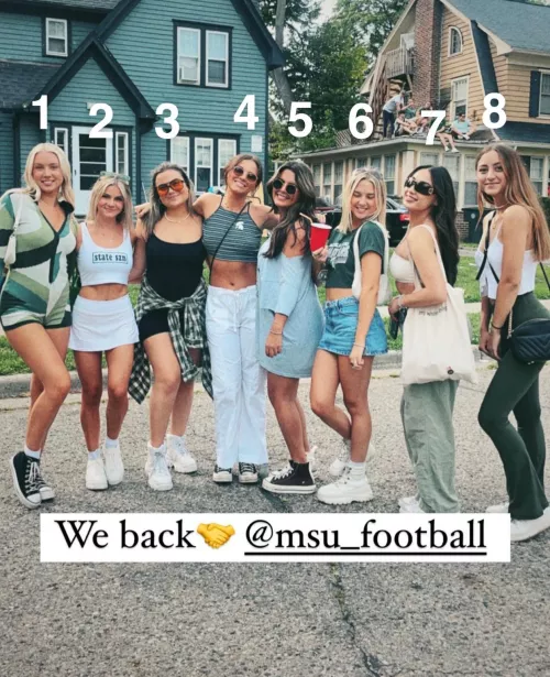 Msu baddies 🔥 let’s hear ur rankings