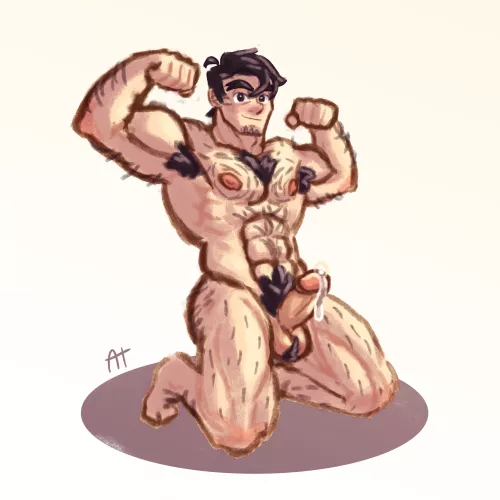 My first NSFW piece: Beowulf