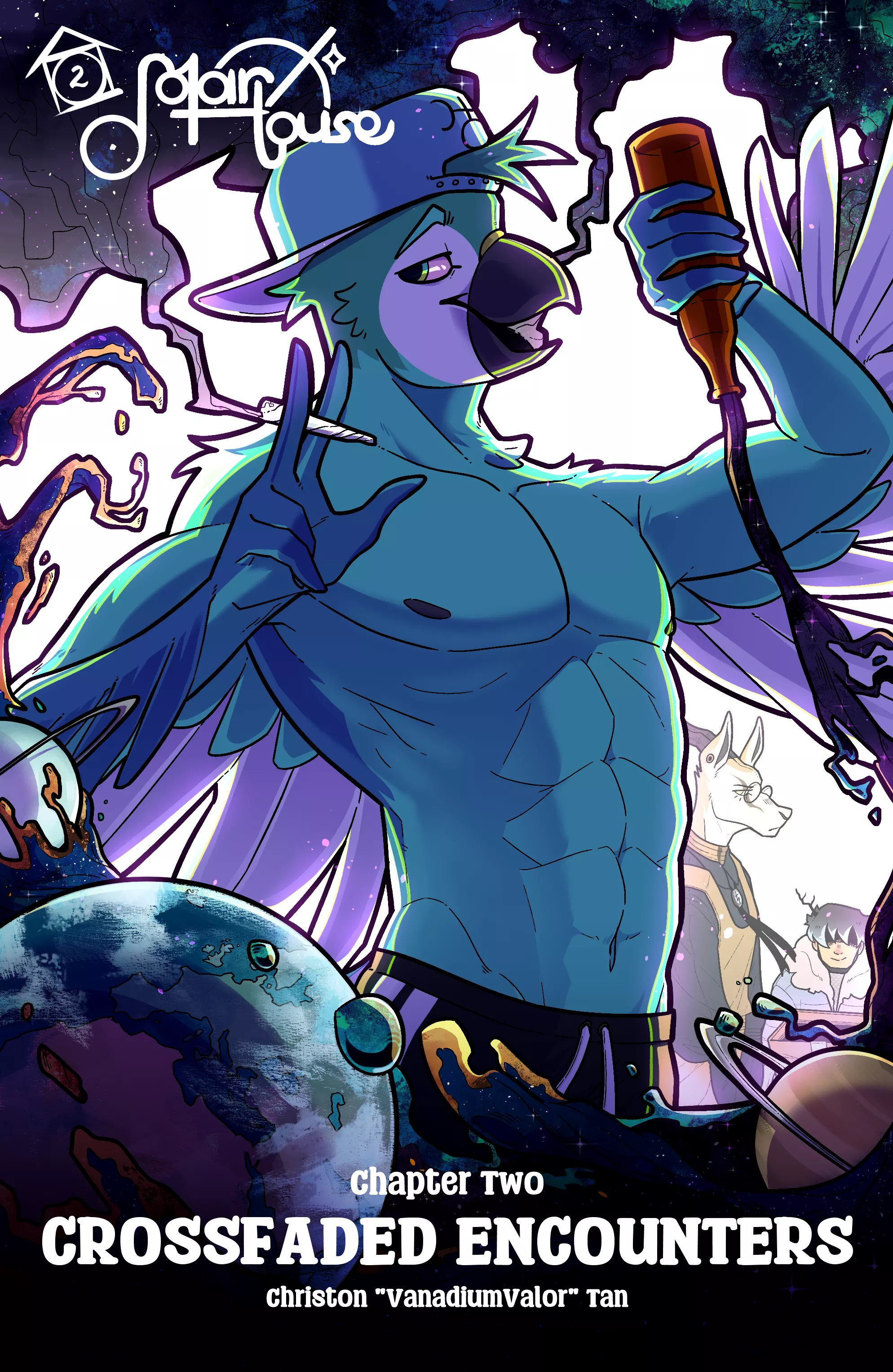 My solar system webcomic Solar House has a new chapter! Will upload here every Tuesday <3