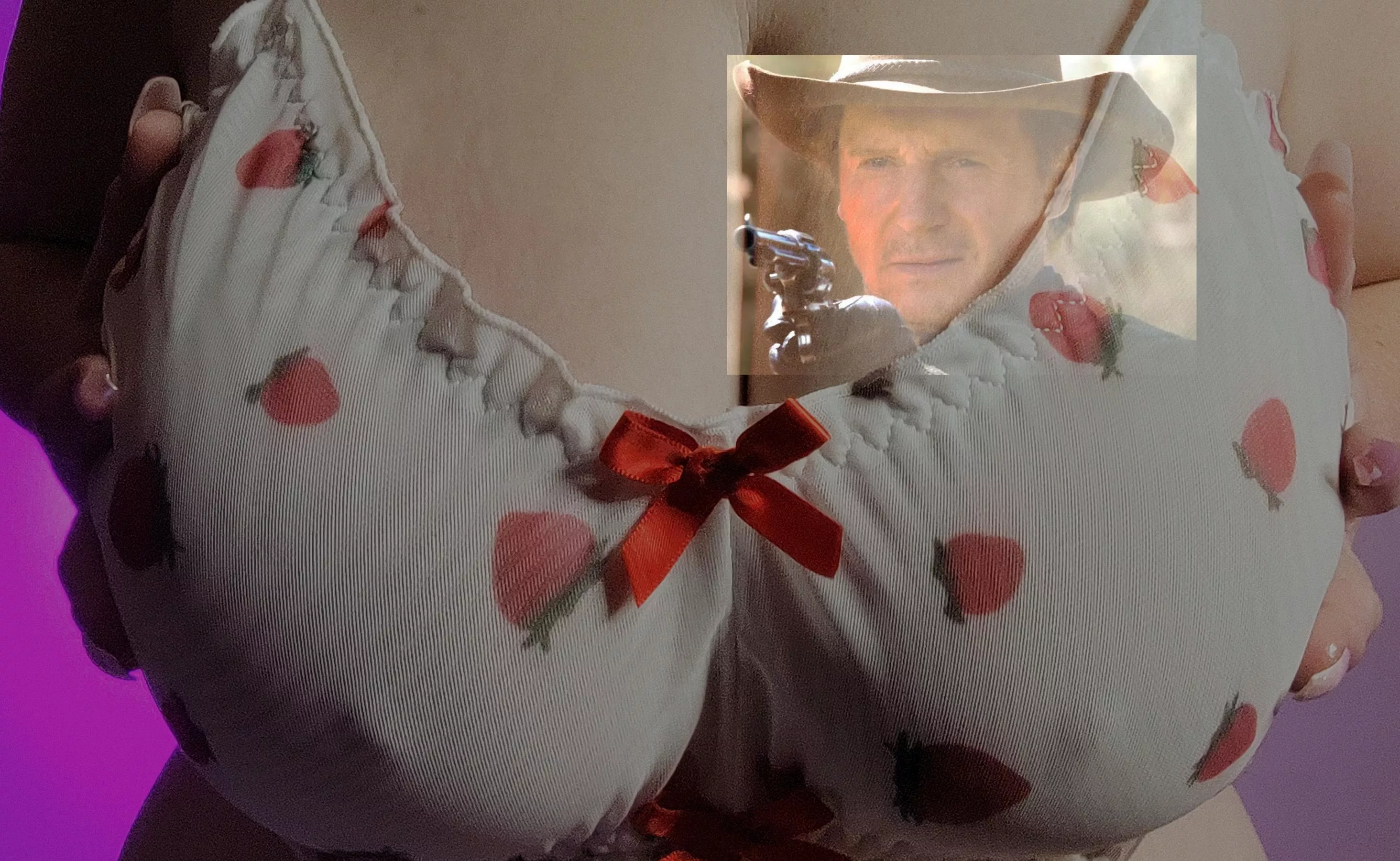 Nibble my strawberries