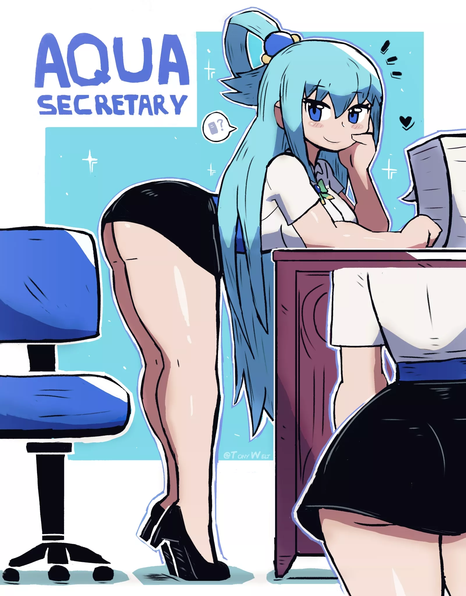 Office lady (By Tony Welt)