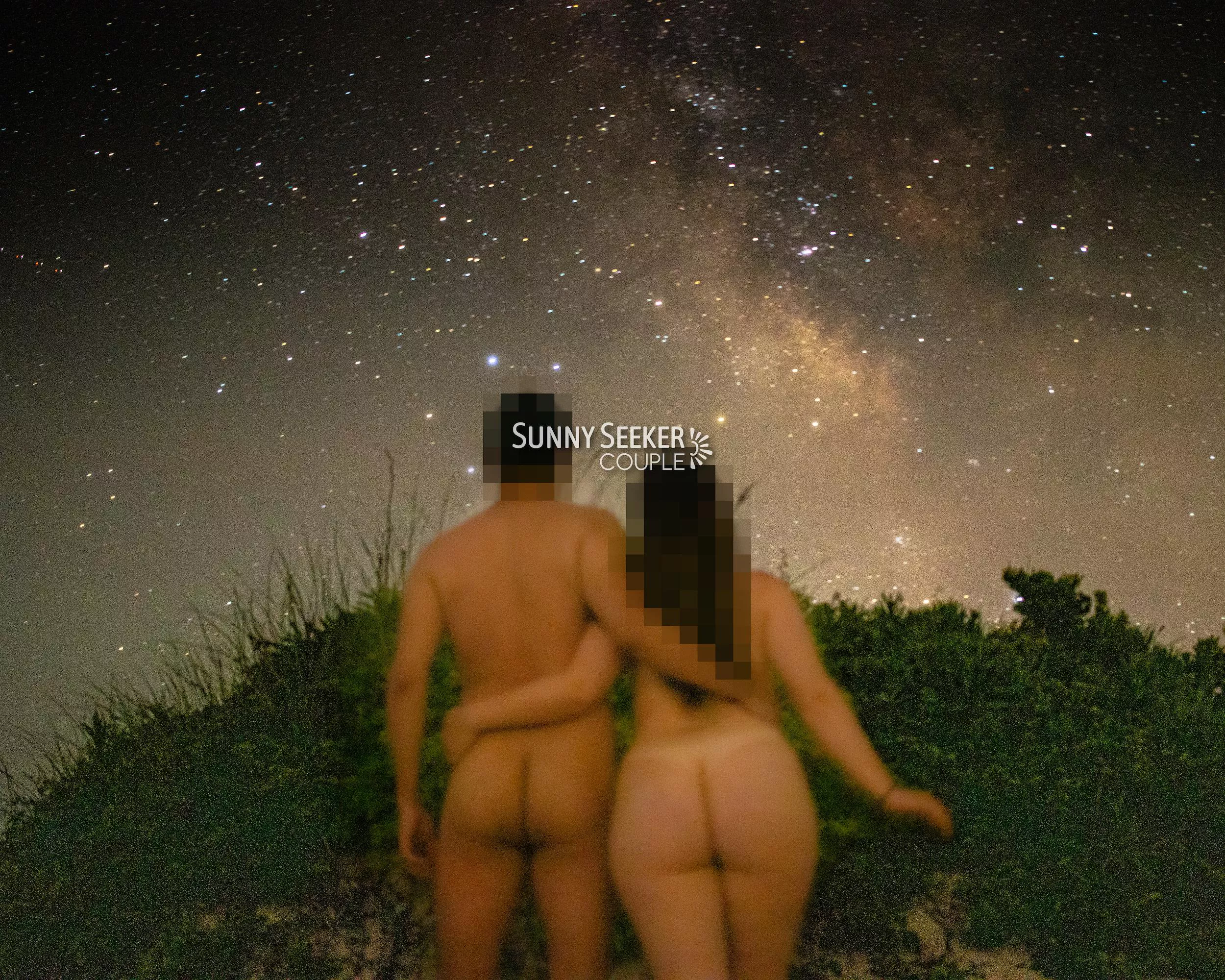 Our late night activities while camping at the beach...