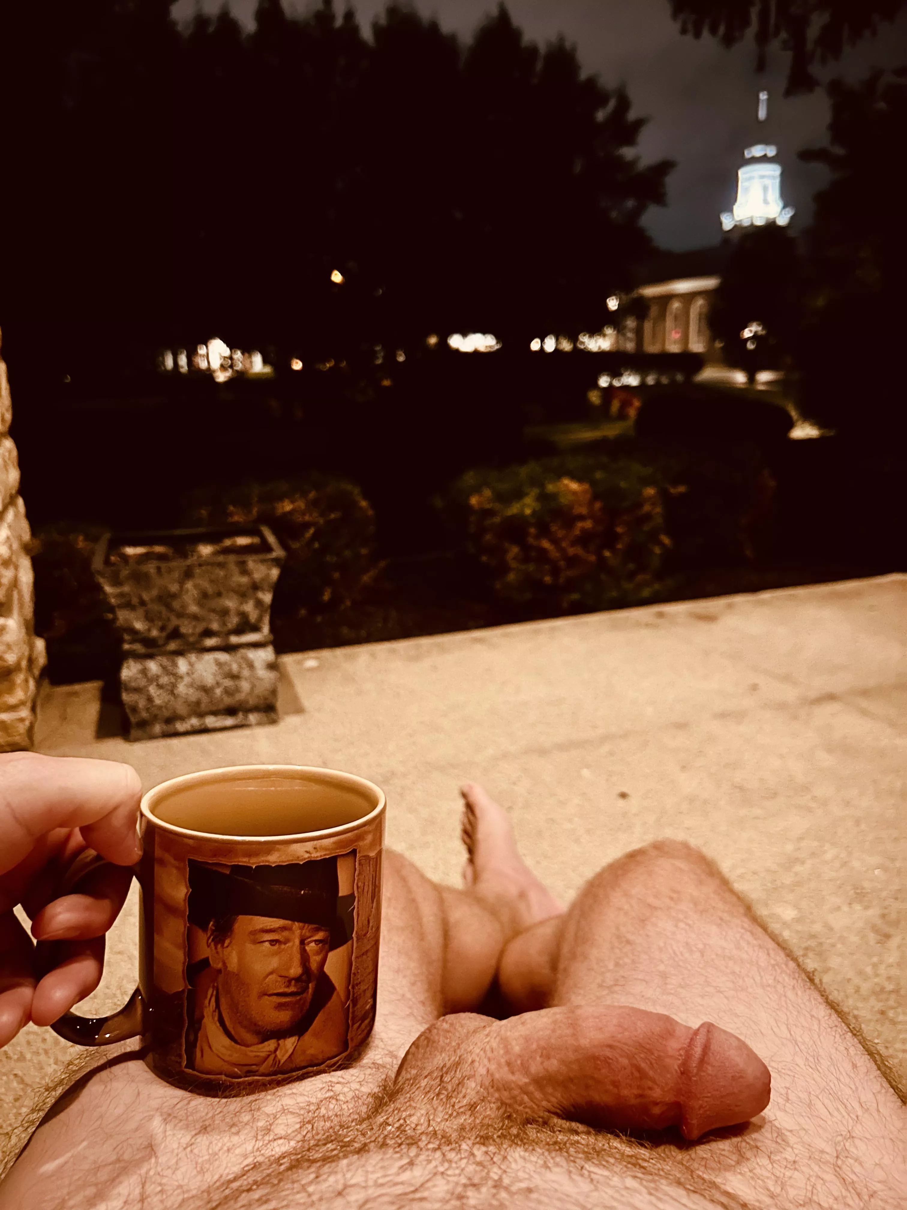 Porch coffee