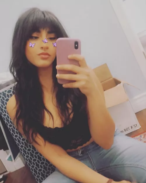 Selfie between chores