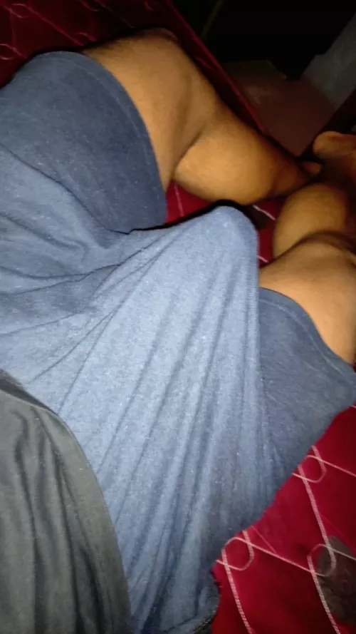 Stretching my shorts smh