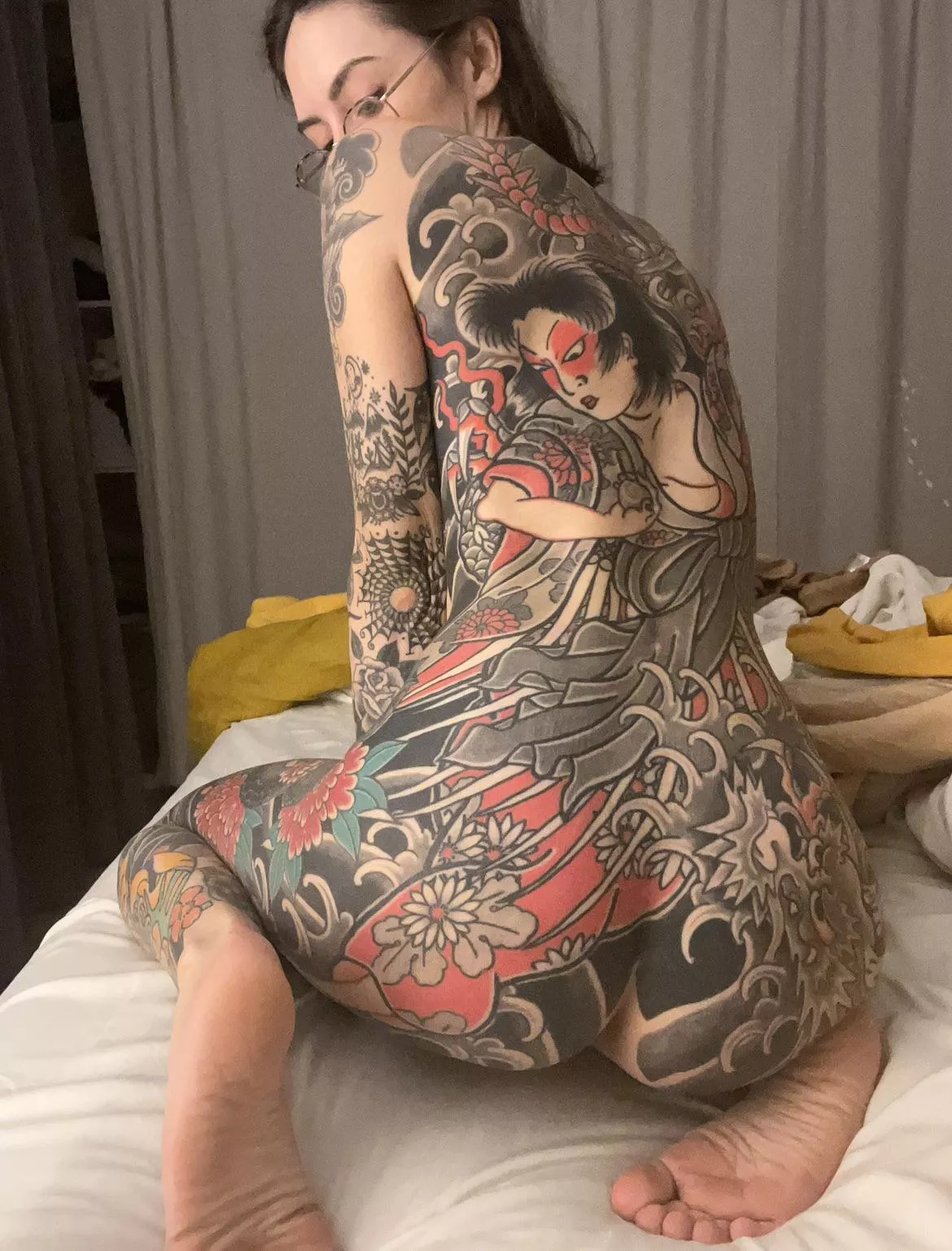 There’s a little tattoo free space don’t worry