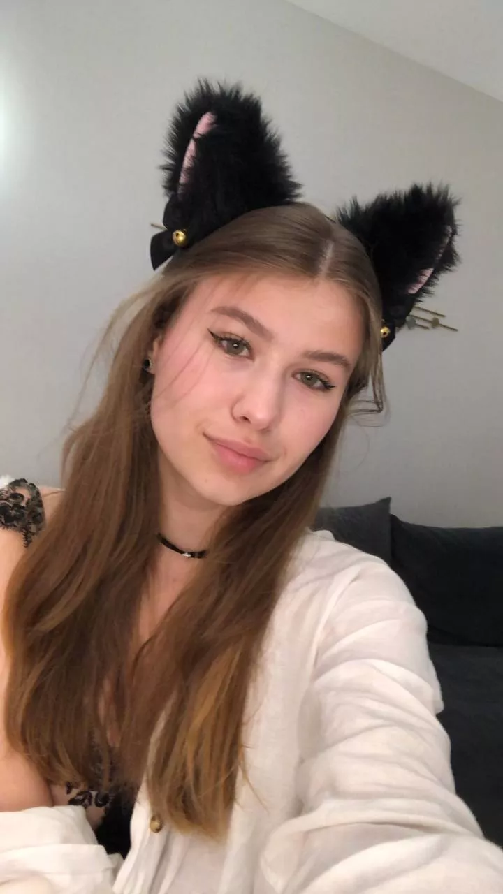 This cat needs some cream. You're gonna give it to her, aren't you