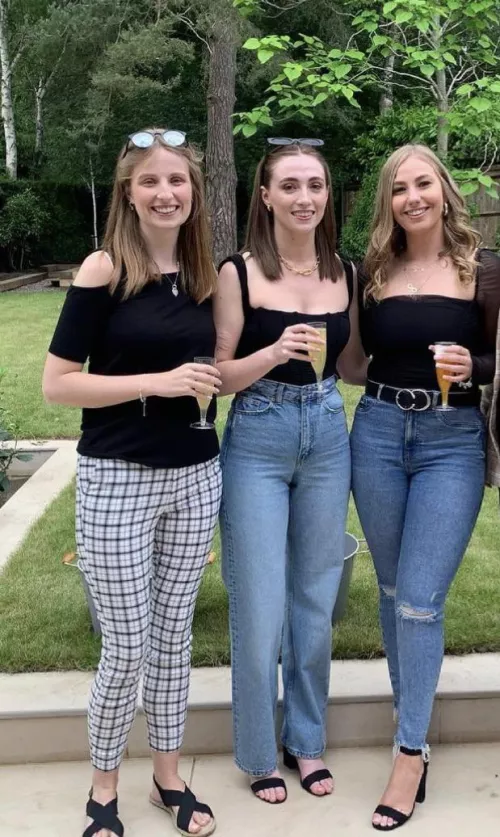 Who you having a good time with?