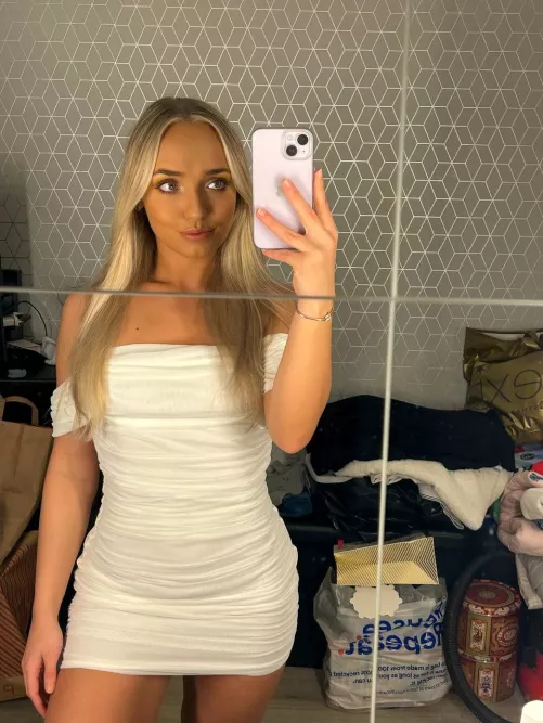 You think I need wear something shorter or this is fine?