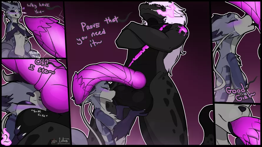 You truly summoned me only to choke on demon meat? Prove your worth, and I might just make you my new favorite concubine~ (Lotusgoatess)