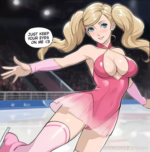 Ann ice skating (LepyPepy)