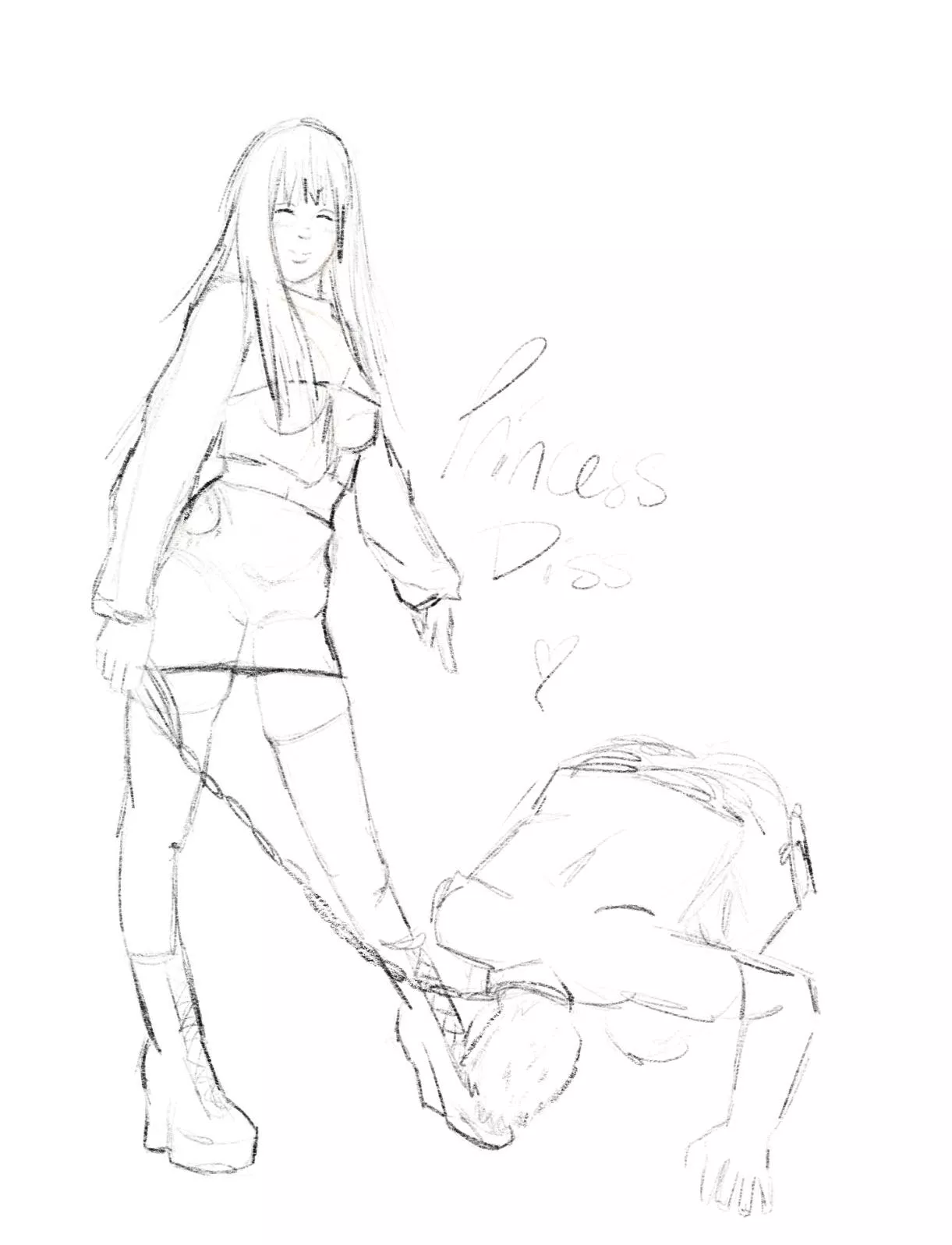 Been doing a quick little sketch to test out the drawing on my iPad..