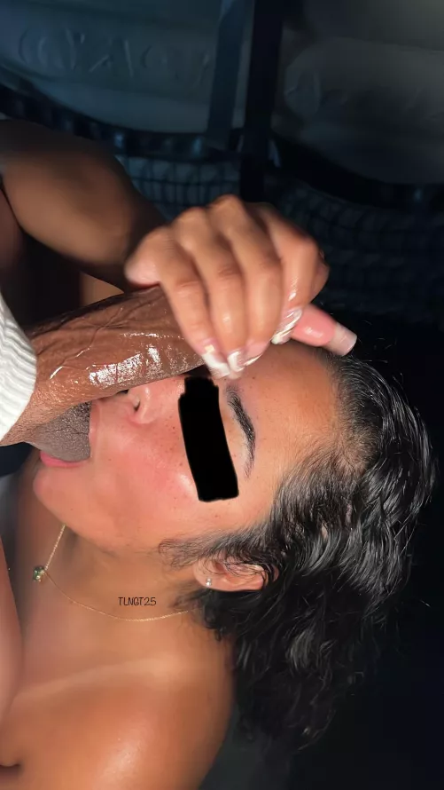 Cascadia on the walls, mouth full of big black balls 👅