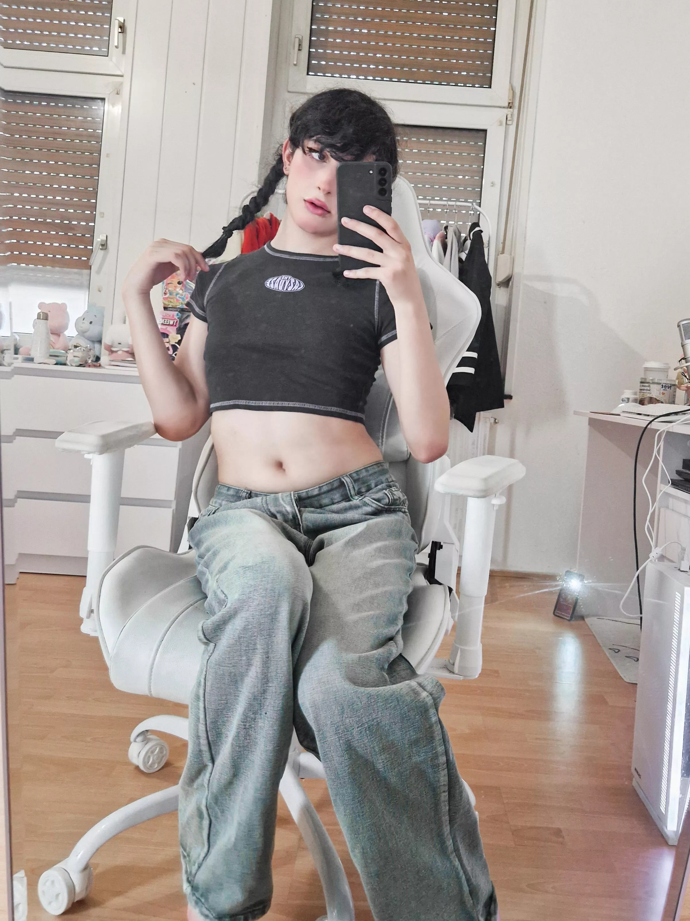 first reaction seeing me? :o