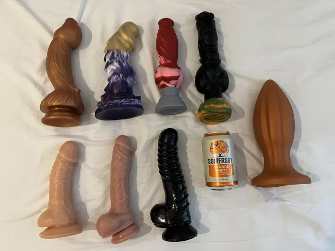 Got a new toy in my collection (far right). My eyes were bigger than my stomach, or maybe better, than my hole!