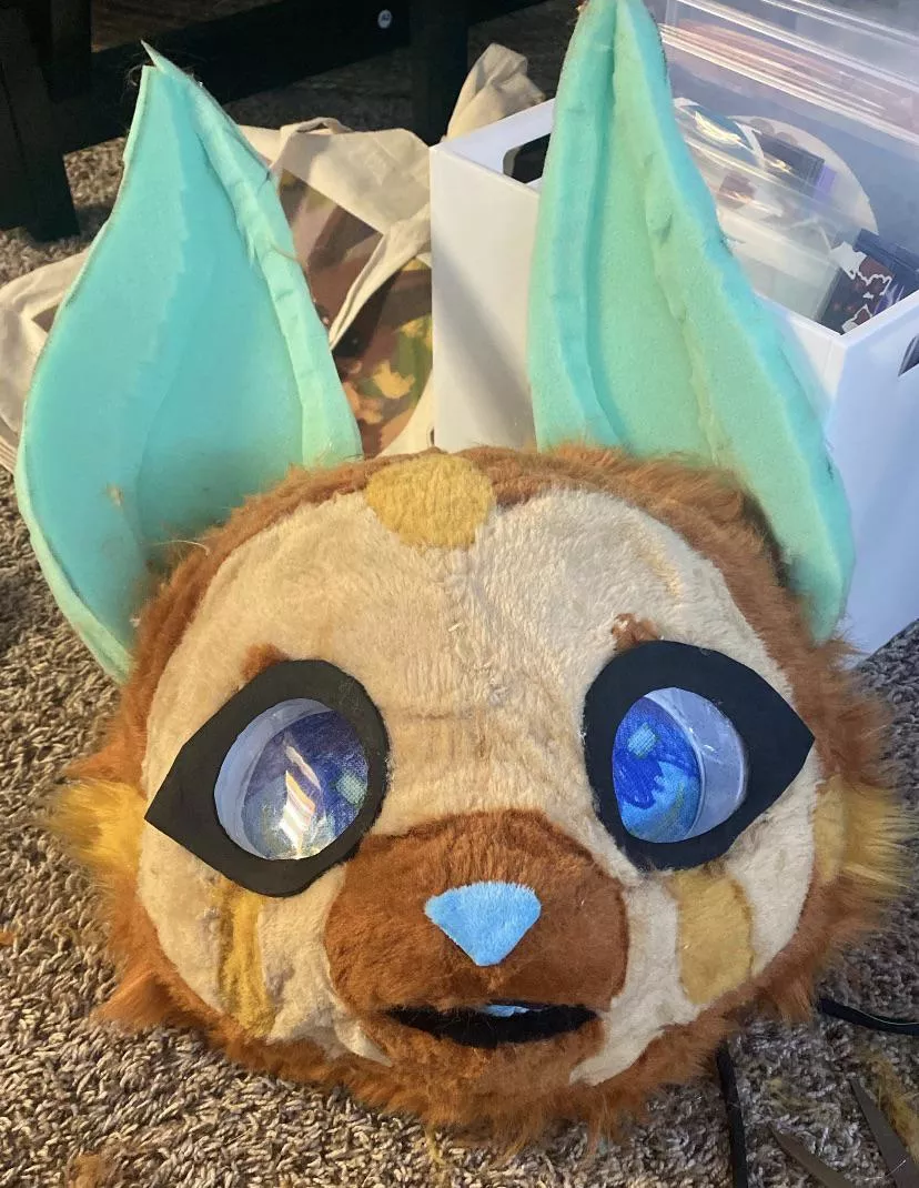 Here’s a fursuit I’m currently working on