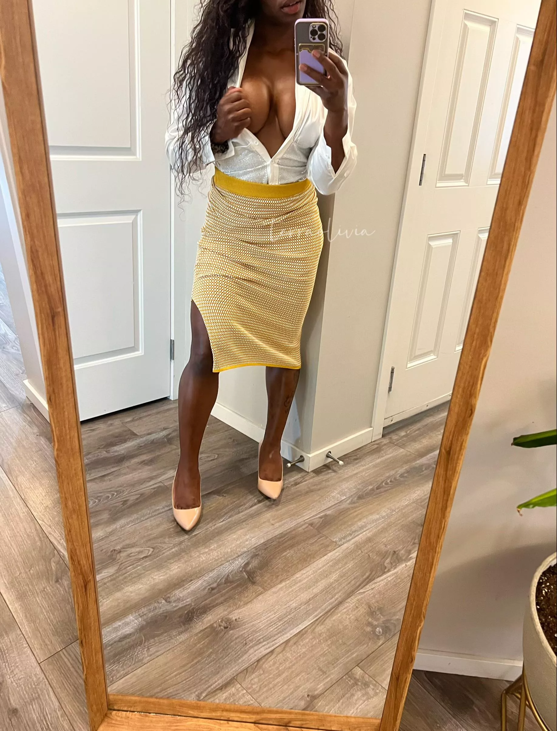 I come into your office to drop off a package. What happens next?