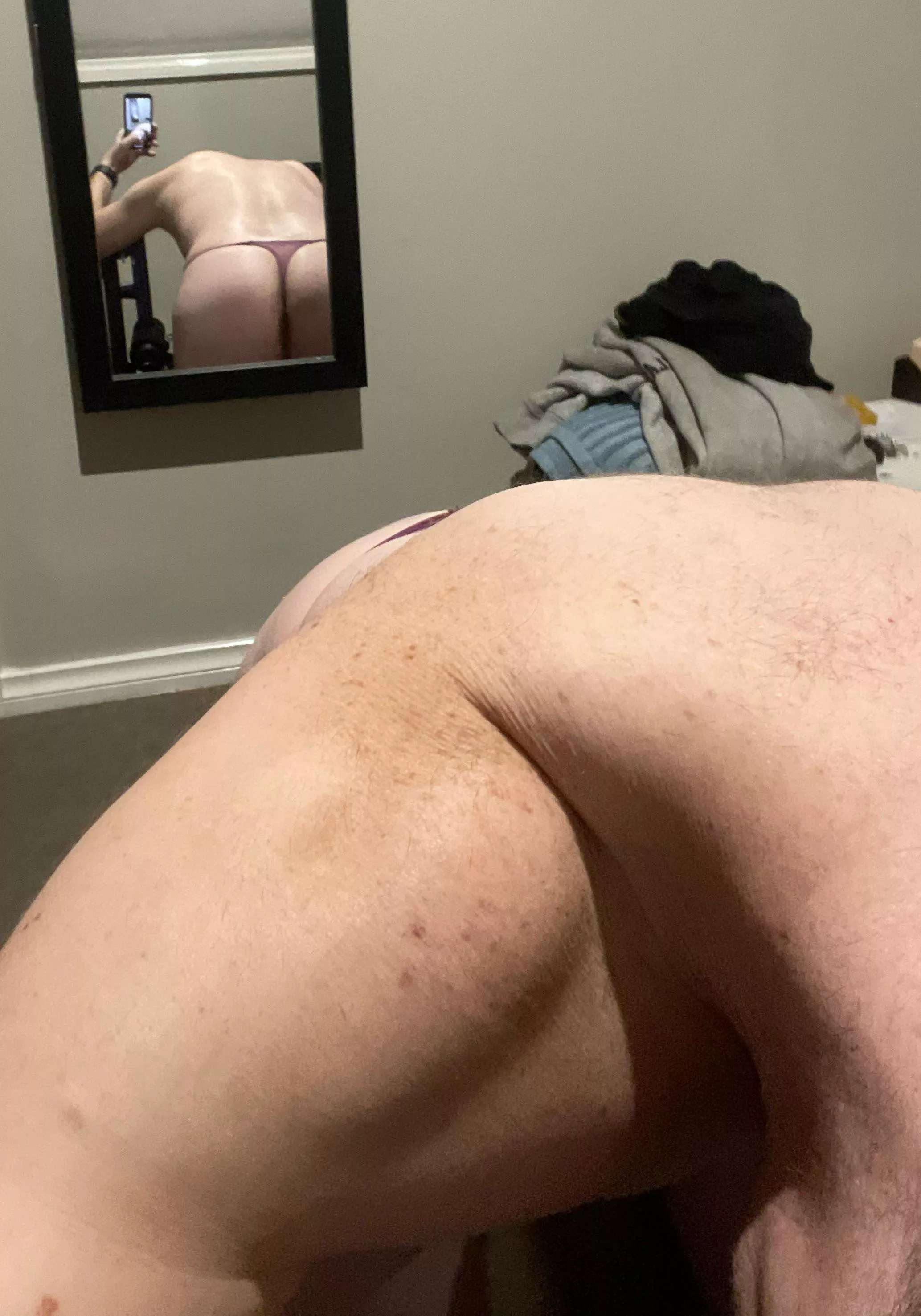 I like to bend over. What would you do?