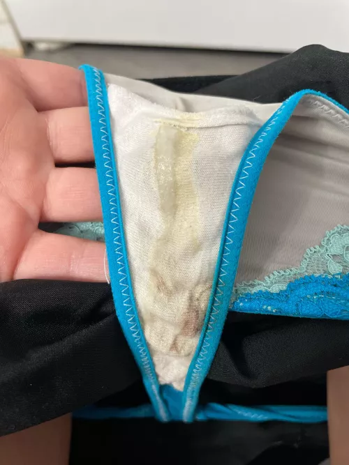 I smelled so fishy today, but didn’t realize I left skid marks