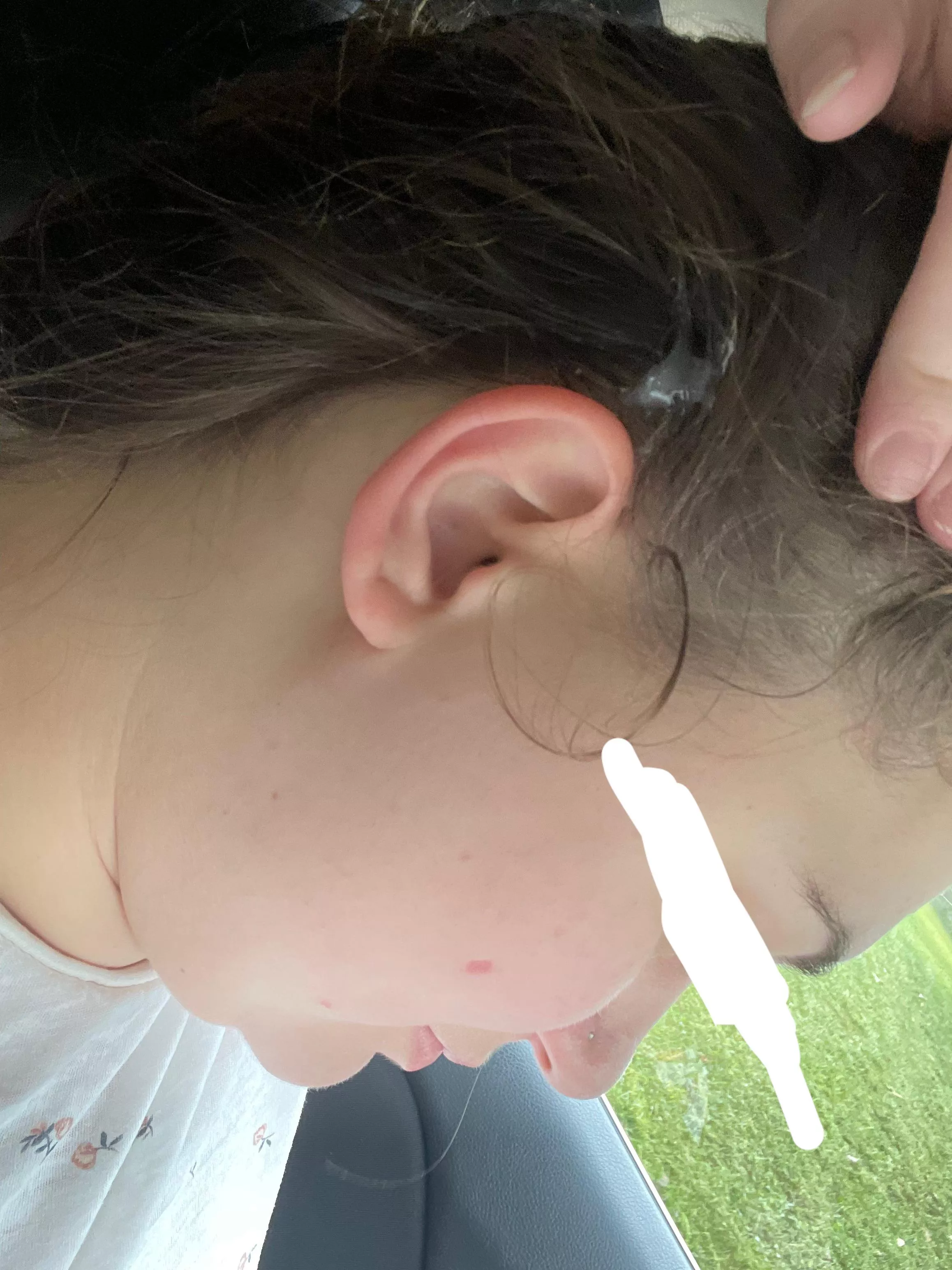 I spotted this after I left my house earlier..