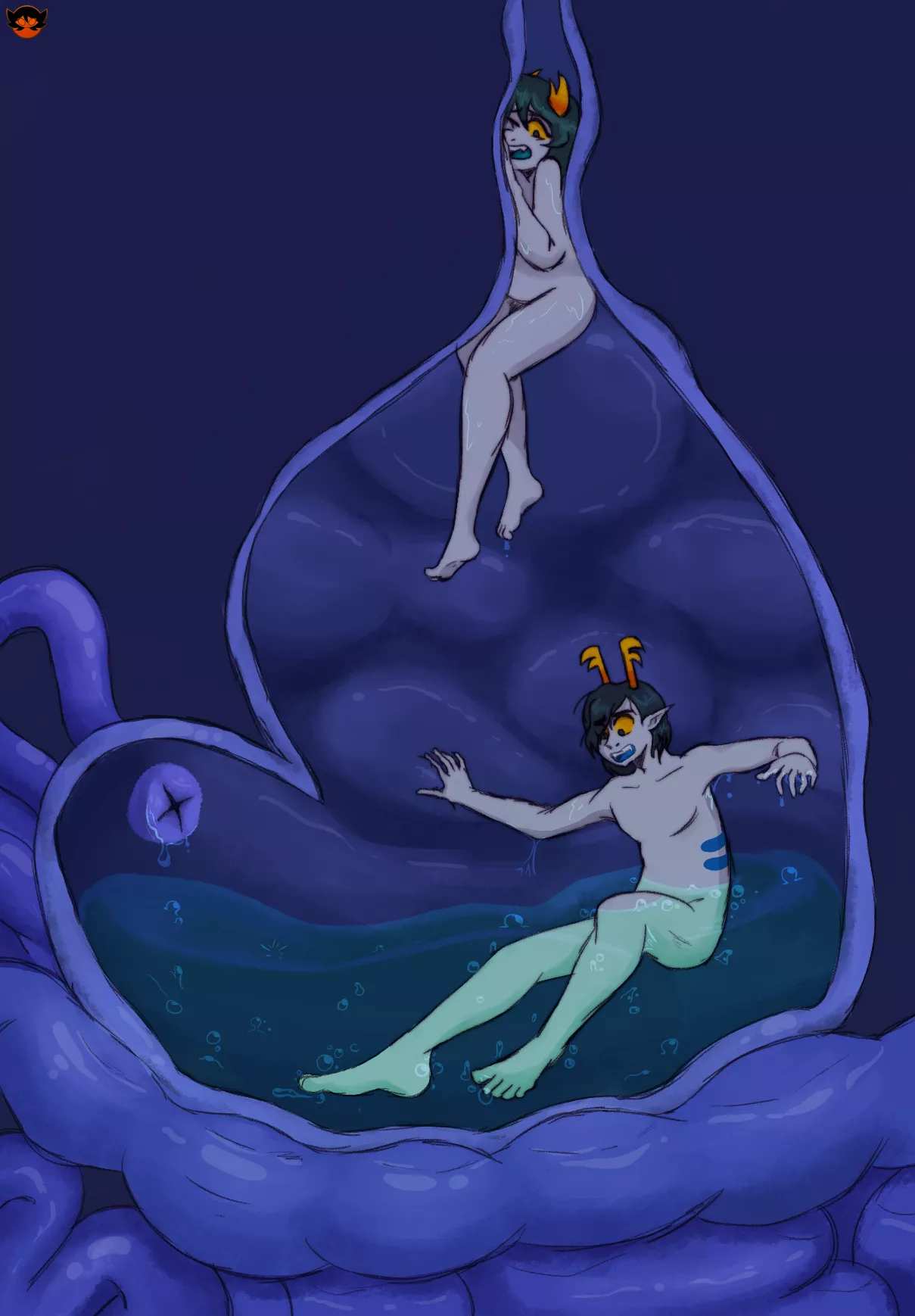 {image} Should I add more food? They're both dessert! (art by me~)