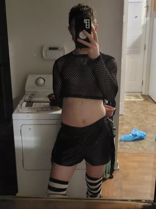 It's crazy just a year ago I was wearing white T-shirts and blue jeans