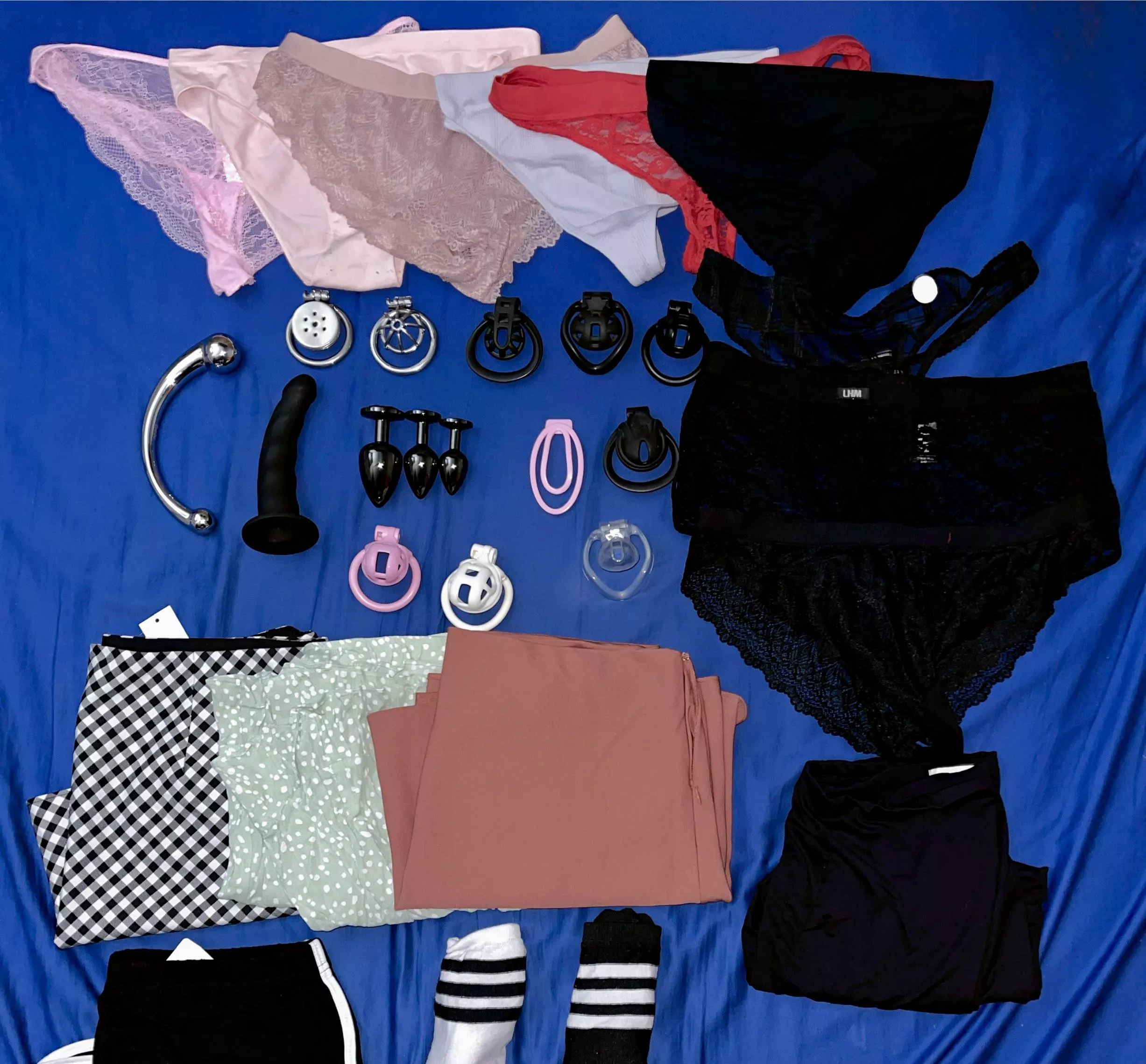 Just some of my cages and sissy attire 🤭 - what comes next?