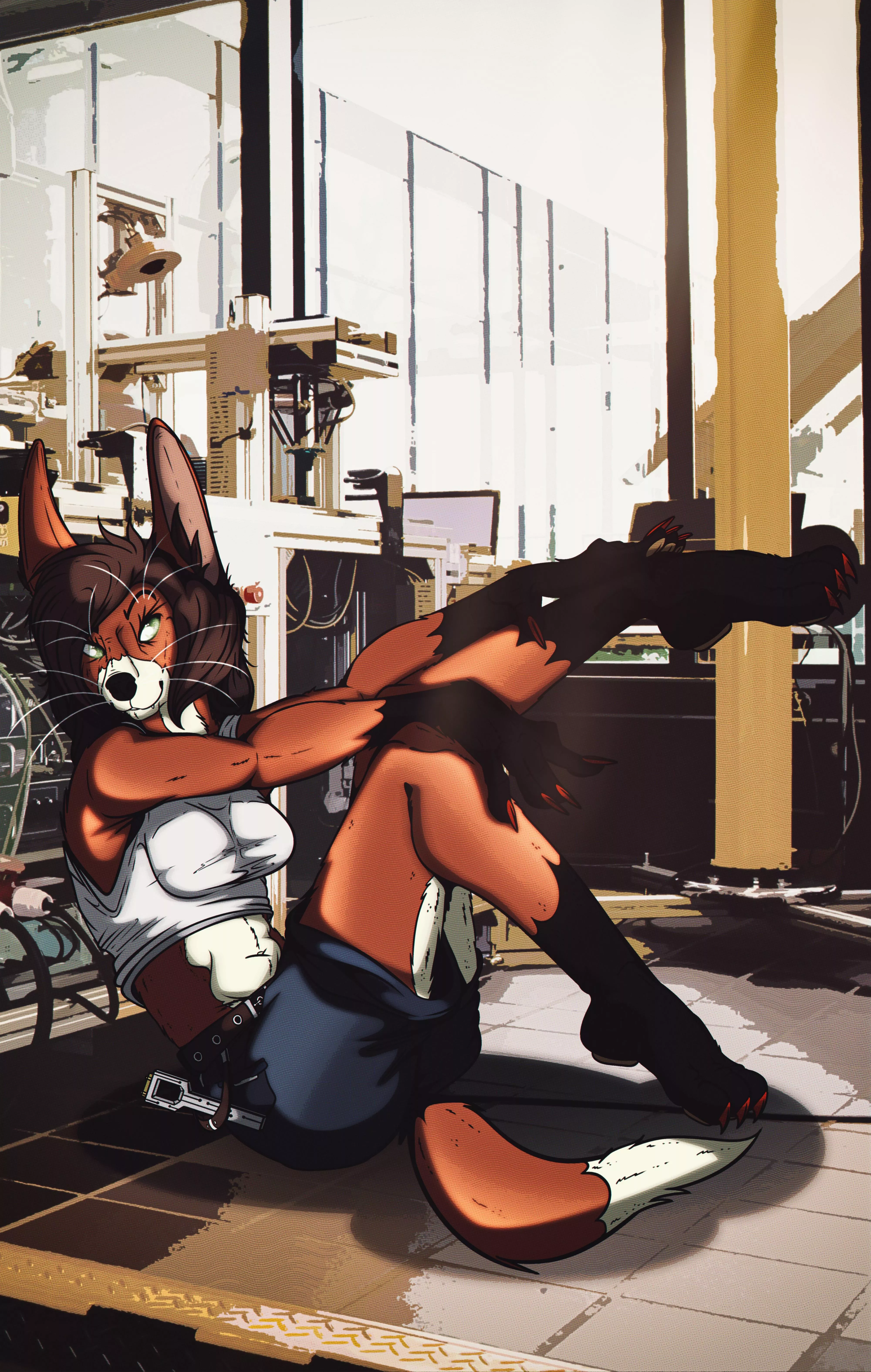 Mechanic (Art by me: 0l-Fox-l0)