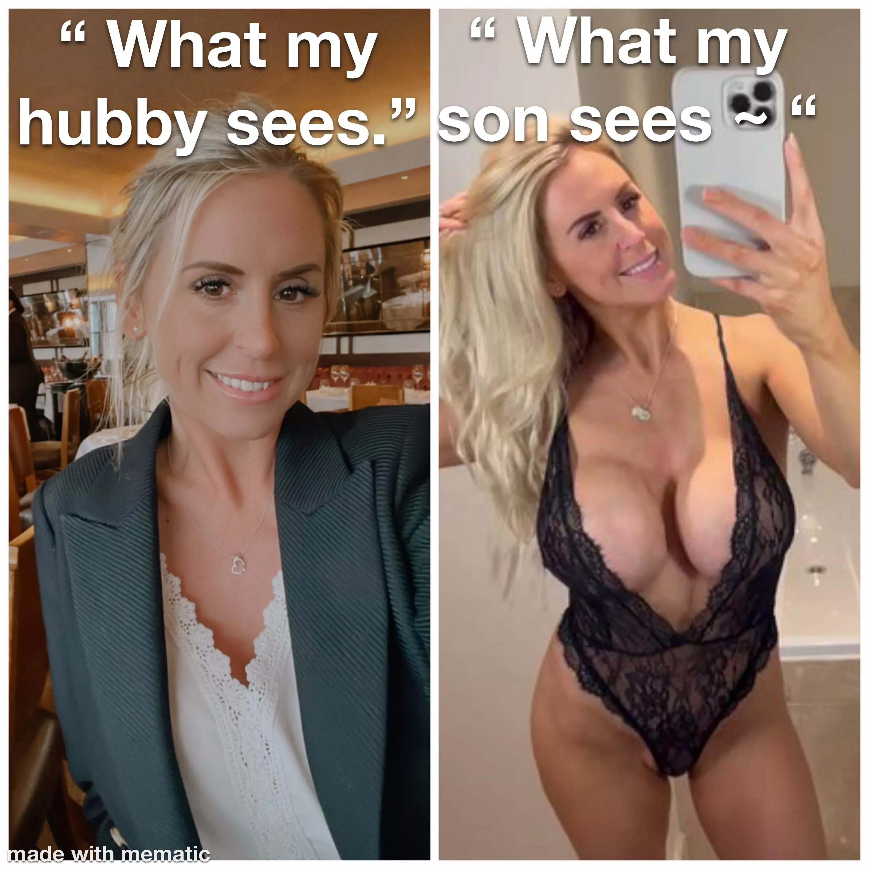 (Mother/Son) (Meta ) Mom posts on her OF ?