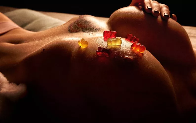 My nipple is sweet, but the sweetest part is between my legs <3