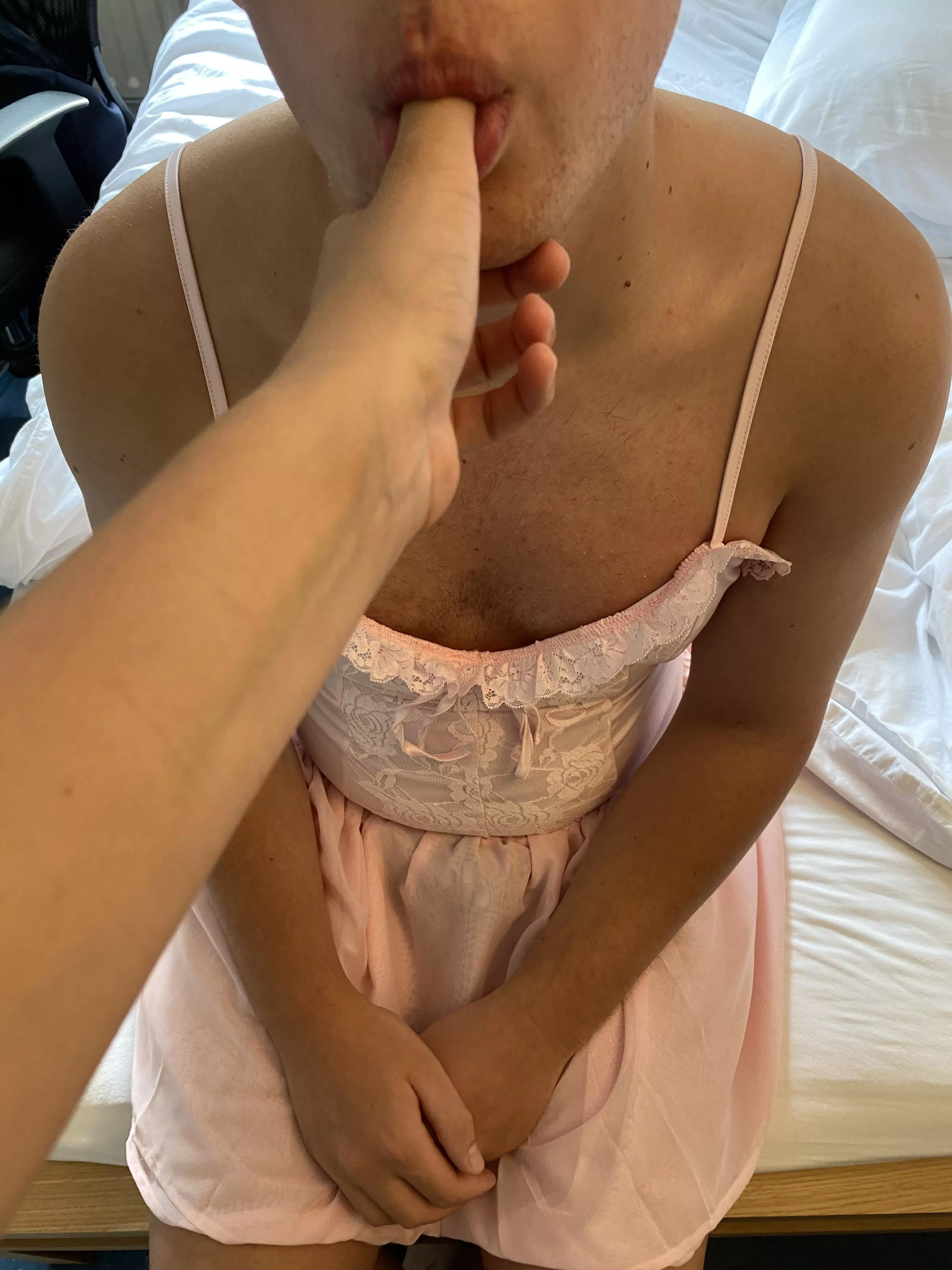 My sub being a sissy bitch