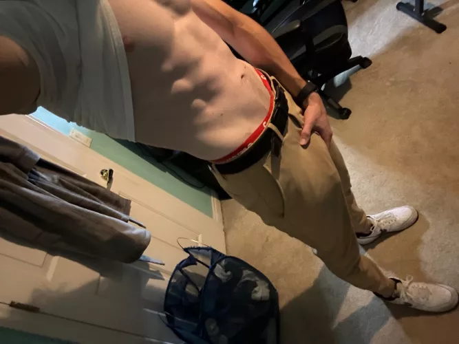 Should start wearing baggier pants