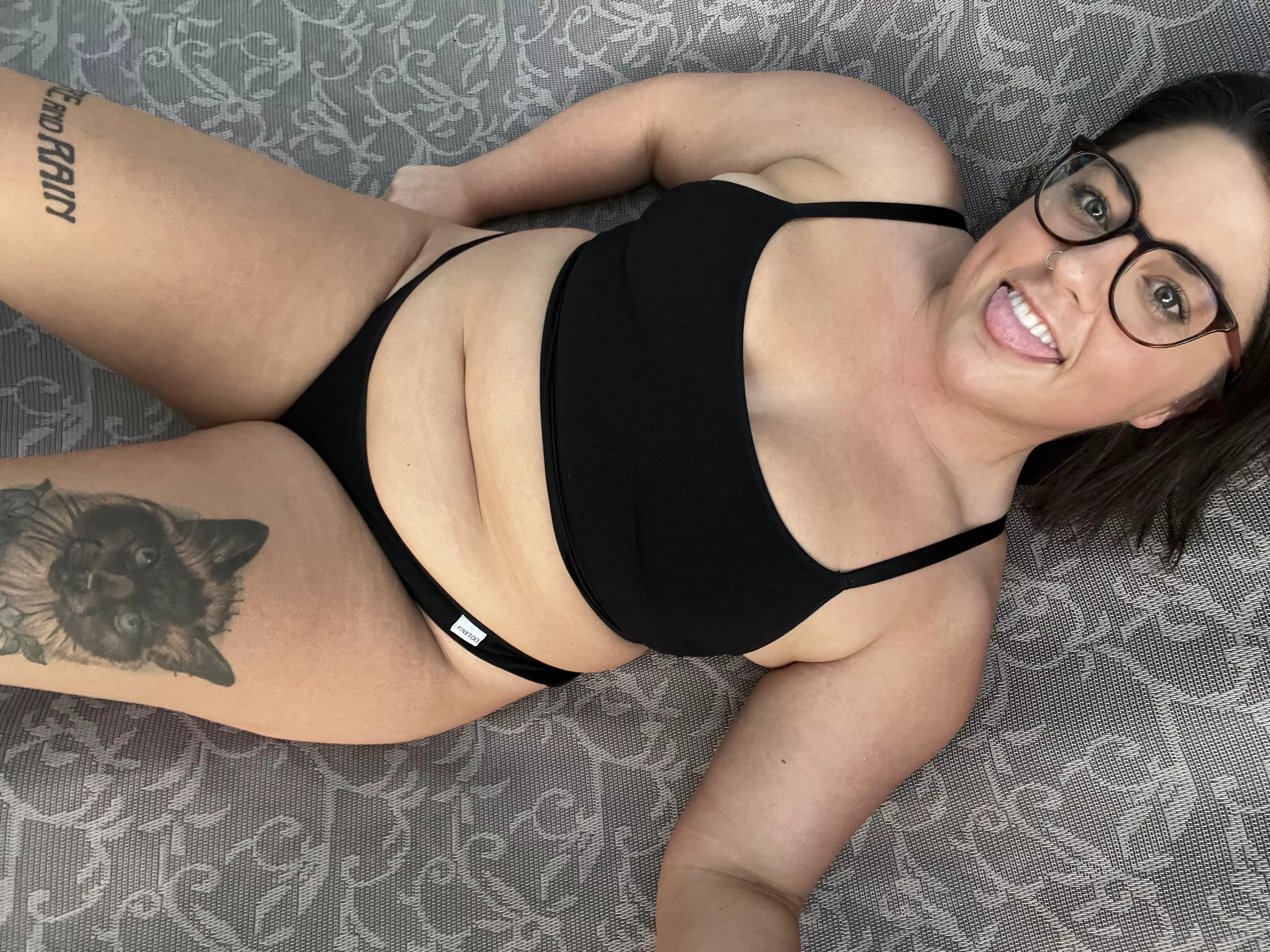 Soaking up the sun while it’s still nice out - soaking other things, too.