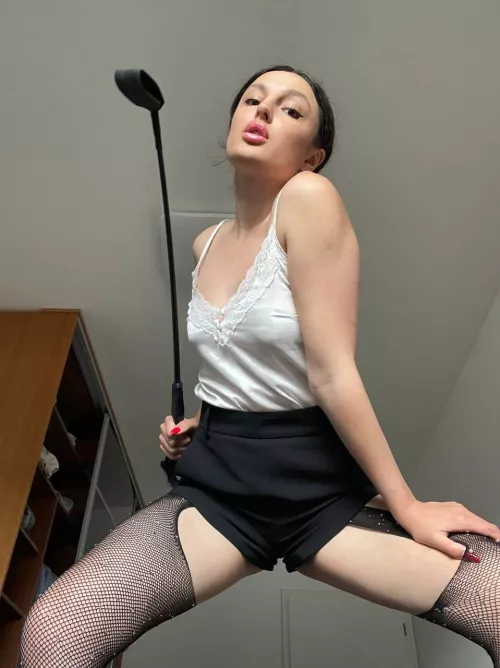 Tell your wife you're working late. You need to be punished.