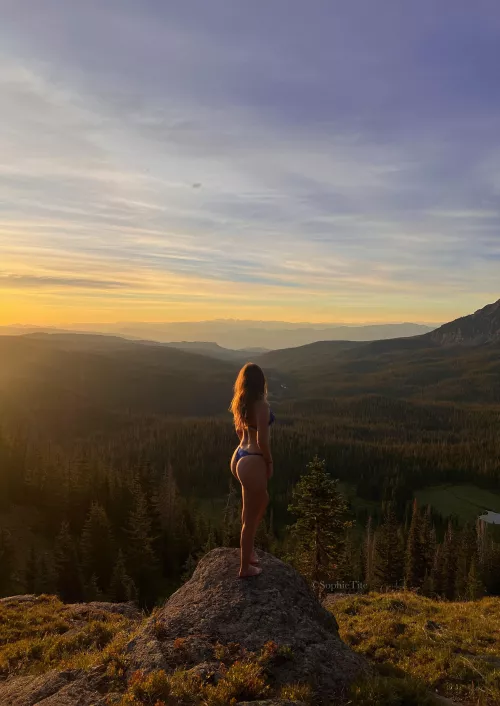 The view from camp during my most recent backpacking trip.