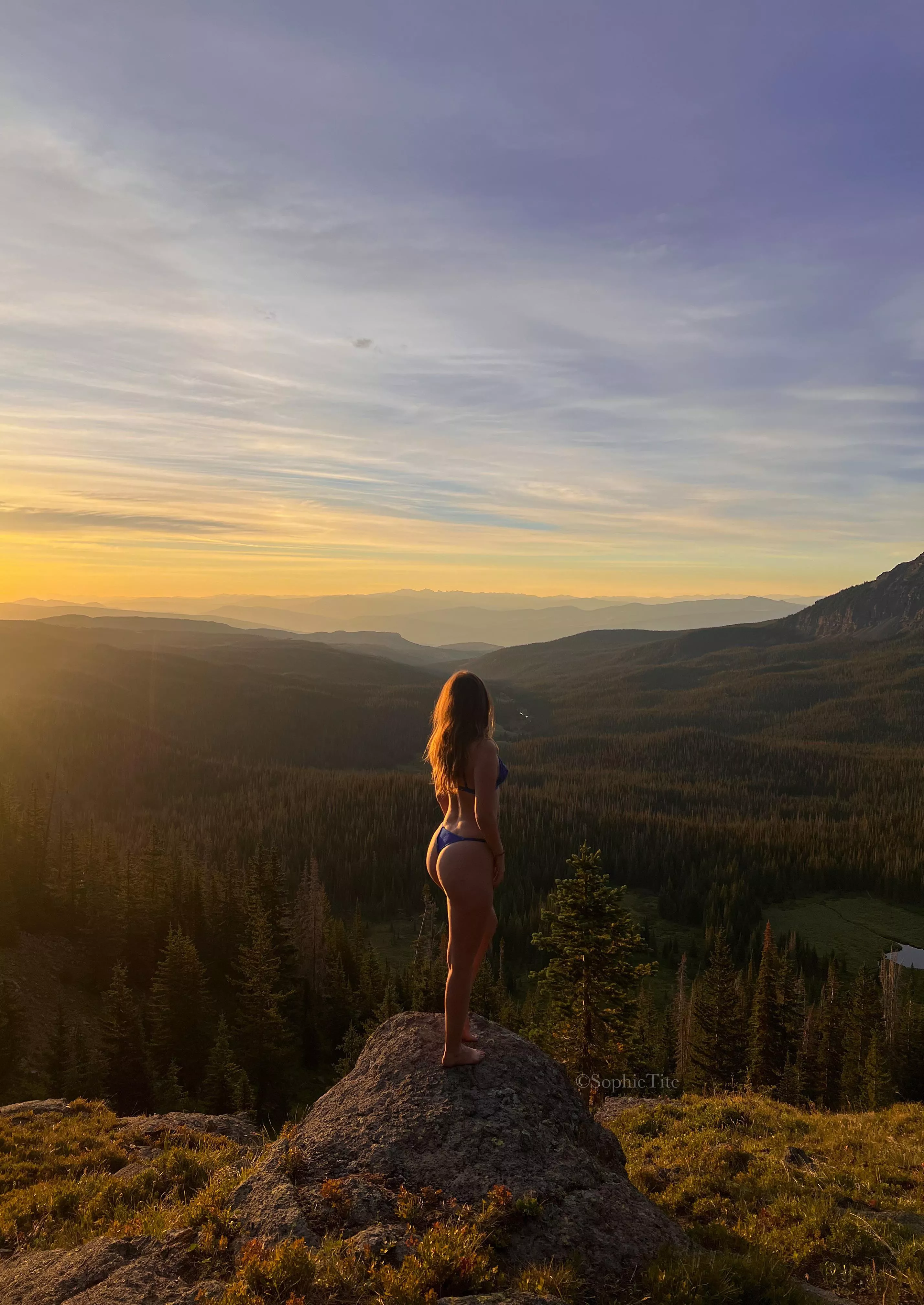 The view from camp during my most recent backpacking trip.