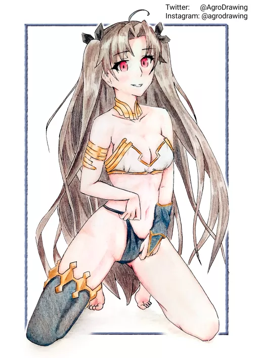 Tried to draw Ishtar by myself