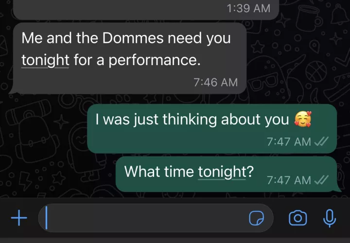 What would you response be to a text like this ?
