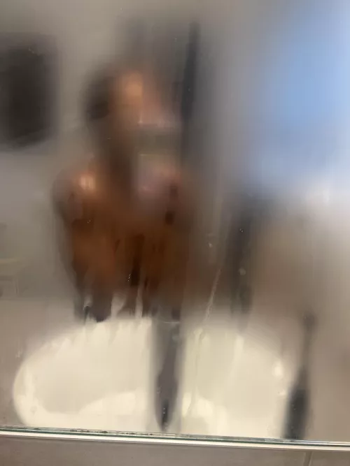 Wipe away the steam for a special surprise