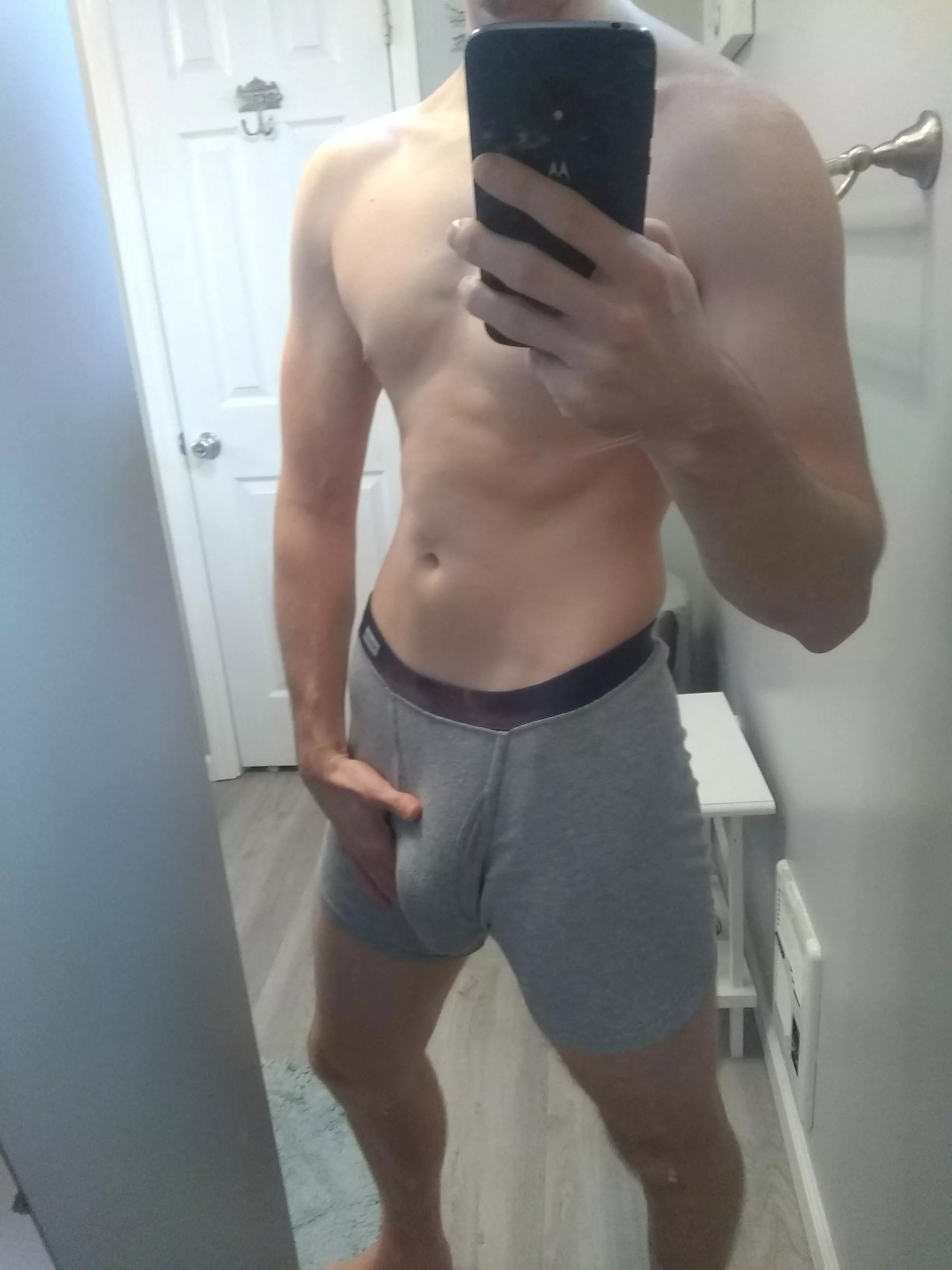 Would you stare at my gym bulge?