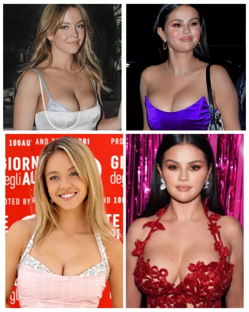 Boobs: Sydney Sweeney vs Selena Gomez