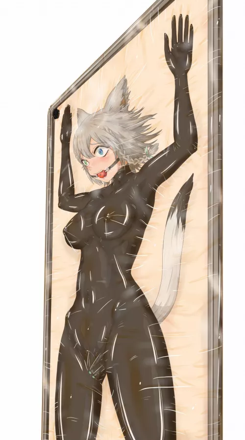 Cat girl in a vacbed (@sameme_gigli)