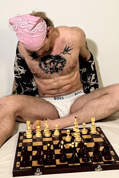 Chess in underwear?