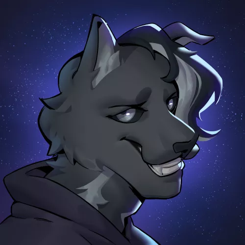 Commision done! His name is Kuro 🐺