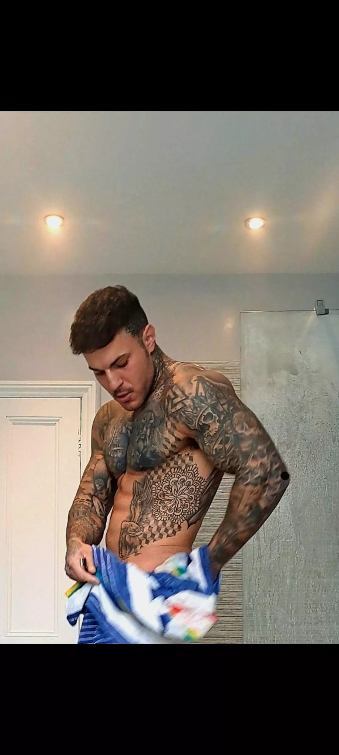 Fresh out the shower. Ready to be worshipped