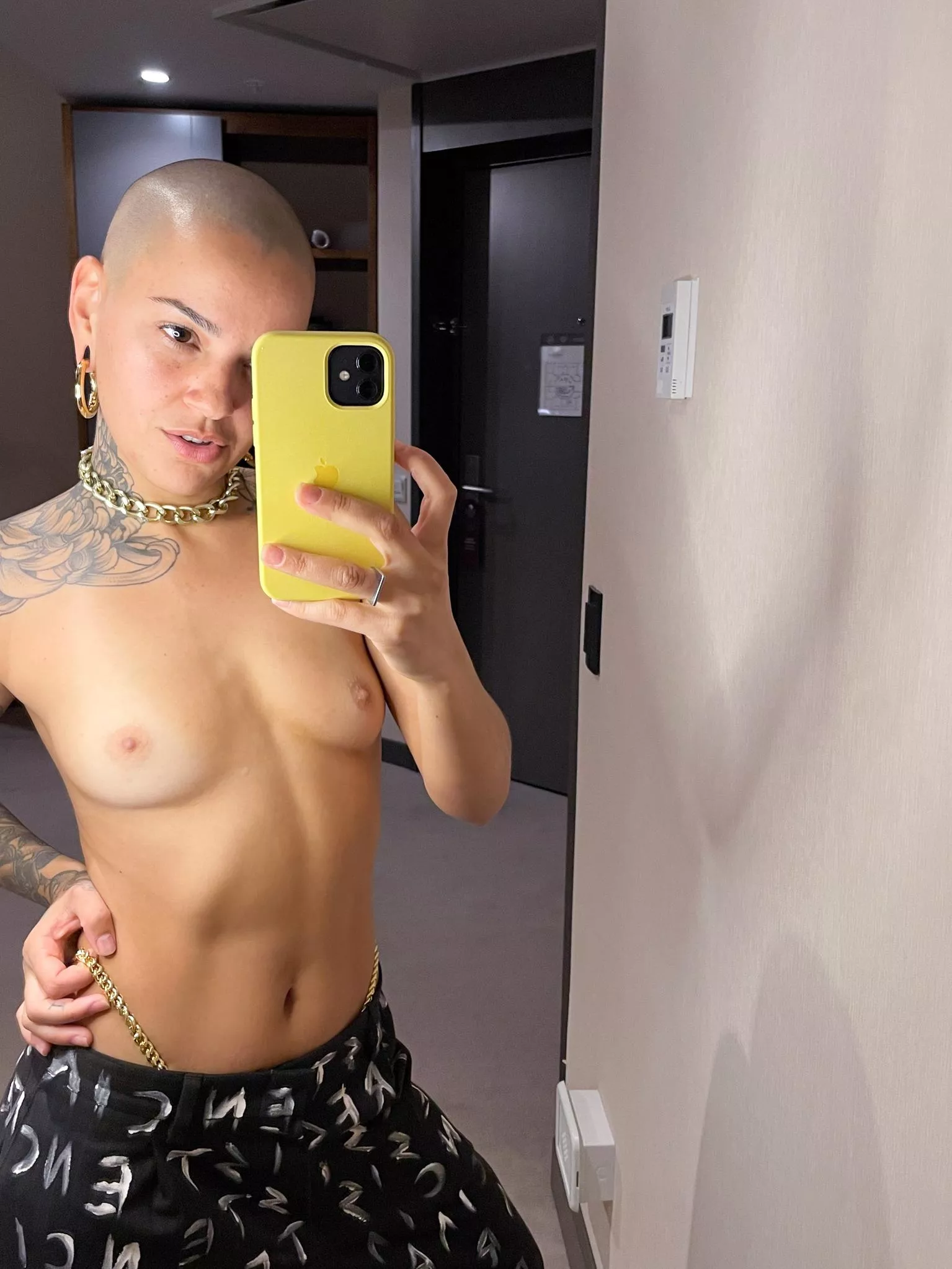 How about you suck my tits today?