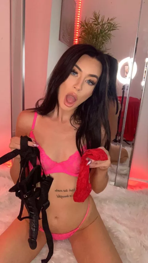 Ill put your panties on, bend you over and fuck you!