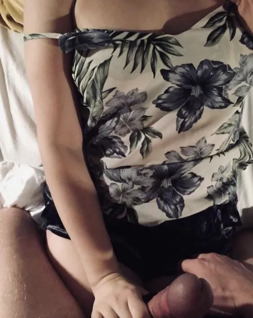 Incredible how good can be foreplay when You fantasize about sharing her with older guys…