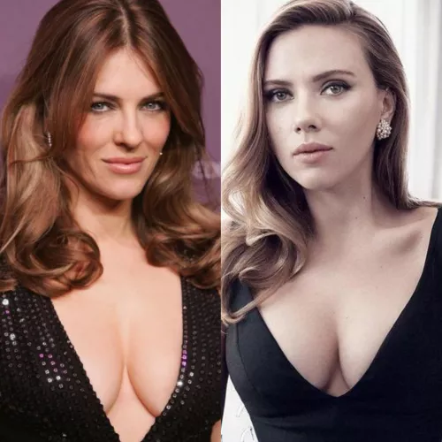 Liz Hurley vs Scarlett Johansson